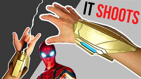 How To Make Iron Spider Man Web Shooter Cara Membuat Web Shooter