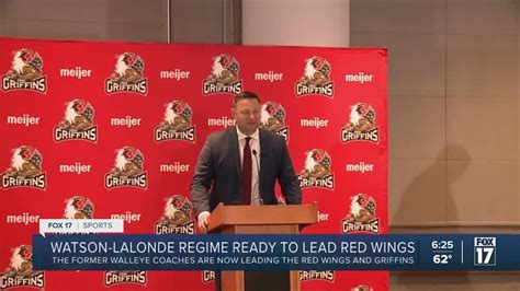 Waston Lalonde Regime Ready To Lead Red Wings Youtube