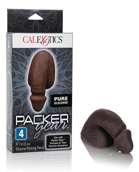 Packer Gear 4 Silicone Packing Penis Black