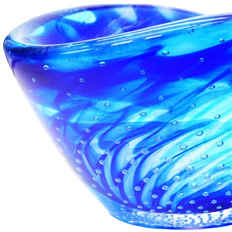 Vases Blown Collection Bowl Iceland Sommerso Original Murano Glass Omg