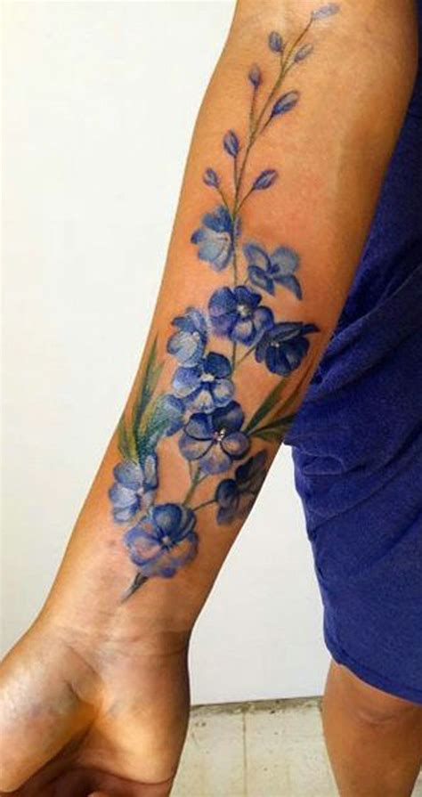 Watercolor Flower Forearm Tattoo Ideas For Women Ideas