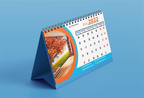 Desk Calendar 2022 Design On Behance