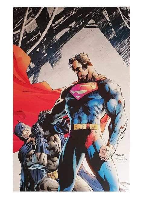 Batman Vs Superman By Jim Lee Print 12x16 7 Ate 9 Comics