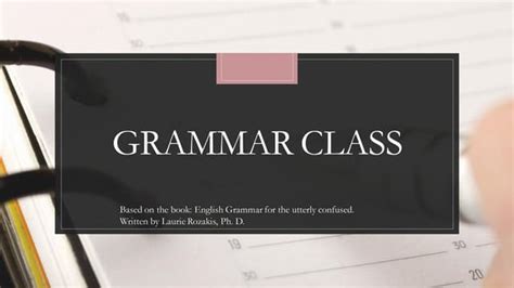 Grammar Class Pdf