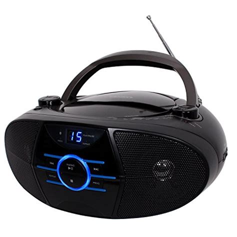 Buy Jensen Portable Bluetooth Cd Player Amfm Radio Tuner Mega Bass