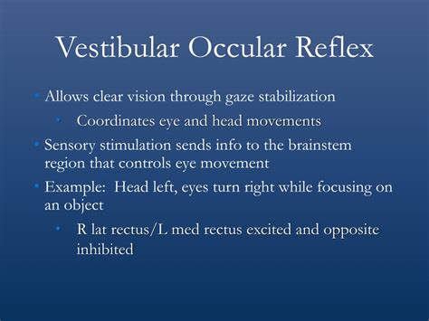 Ppt Vestibular Rehabilitation Evaluation And Treatment Strategies