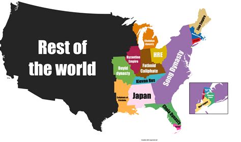 Oc How World Population From The Year 1000 Ad Fits Into The Modern