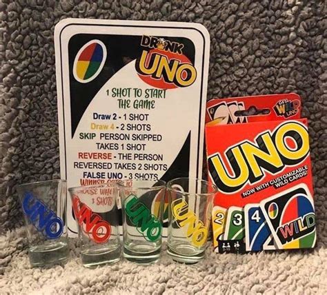 Drunk Uno For Adults Game Etsy