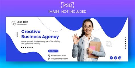 Premium Psd Creative Business Agency Social Media Facebook Cover Template