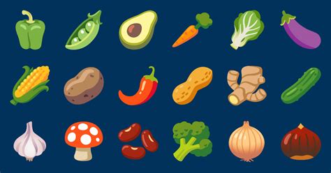 🥑 Légumes Emojis 🫘 🫚 🥜 🌰 🫛 🥦 🌽