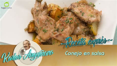¡échale imaginación a tus recetas con conejo! Receta de Conejo en salsa por Karlos Arguiñano - YouTube