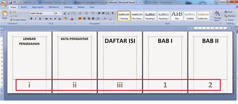 Cara Membuat Nomor Halaman Di Microsoft Word Kata Kata Mutiara