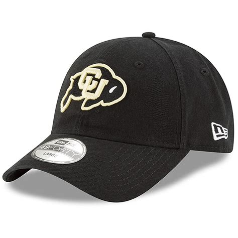 Colorado Buffaloes New Era Relaxed 49forty Fitted Hat Black