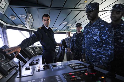 Royal Moroccan Naval Ensign Nabil Elkorchi Gives A Briefin Flickr