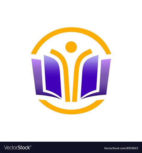 School Logo Design Template Royalty Free Vector Image