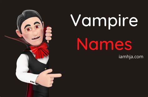 400 Best Vampire Names And Usernames Ideas For Malefemale