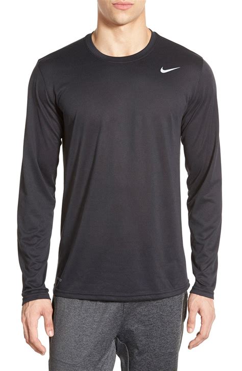 Nike Legend 20 Long Sleeve Dri Fit Training T Shirt In Black For Men