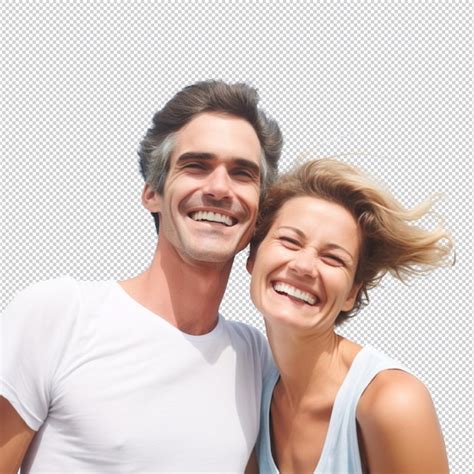Premium Psd Happy Couple Portrait For Advertising