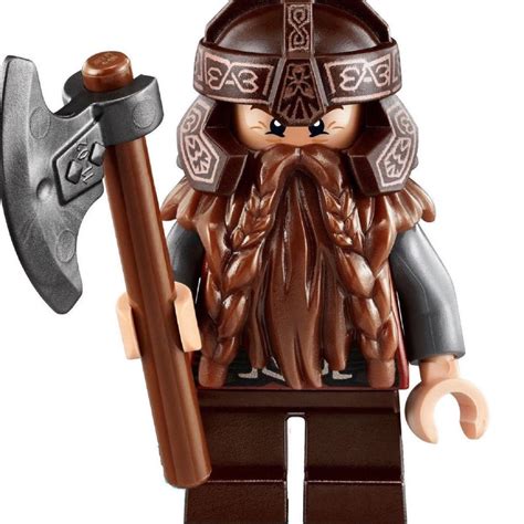 Lego Lord Of The Rings Gimli Dwarf 9473 Minifigure New Hobbies
