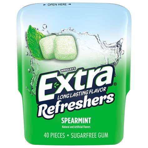 Extra Refreshers Spearmint Chewing Gum Shop Gum And Mints At H E B