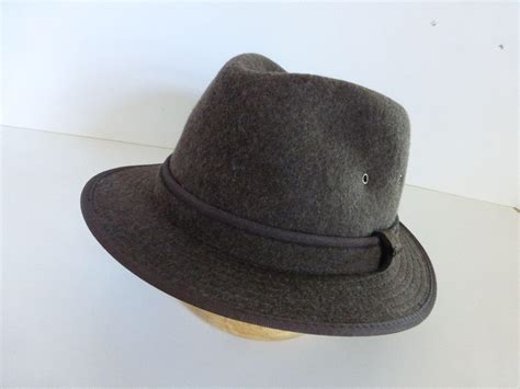 Authentic Scala Dorfman Pacific Co Mens Hat Wool Medium From