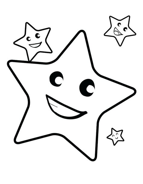 Estrellas Para Colorear 🥇 ¡dibujos Para Imprimir Y Pintar