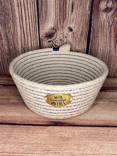 Embroidery Thread Rope Bowls Etsy