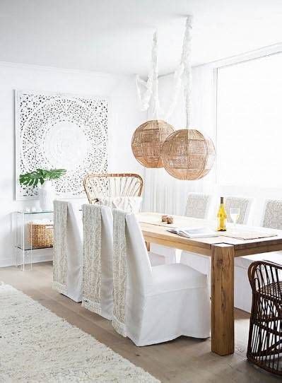 40 Dining Rooms With Boho Interior Design Domino Bohemian Dining
