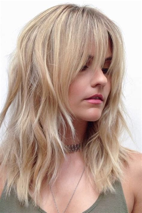 27 cute medium length hairstyles with bangs lovehairstyles