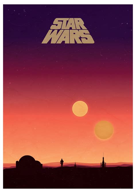 Star Wars Retro Tatooine Wallpapers Wallpaper Cave
