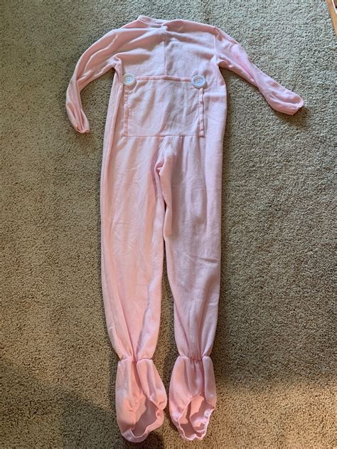 Adult Baby Onesie Pajama Jumpsuit Polyester Zipper Front Etsy Uk