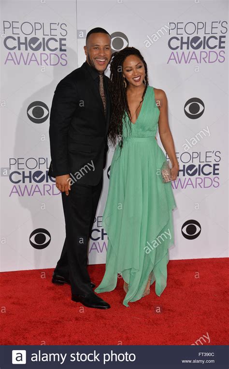 Los Angeles Ca January 6 2016 Meagan Good And Devon Franklin At The