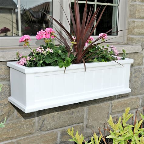 Fill them with the smells and tastes of spring and summer cooking to evoke a favorite memory. Mayne Inc. Cape Cod Self-Watering Plastic Window Box ...
