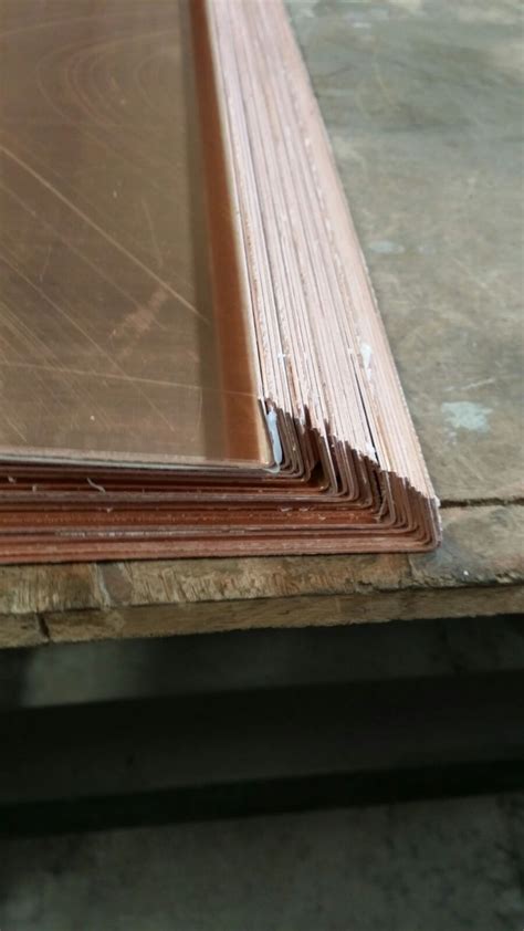 Bending Of Decorative Copper Sheets Falcon