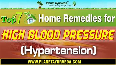 Top 7 Home Remedies For High Blood Pressure Hypertension Ppt