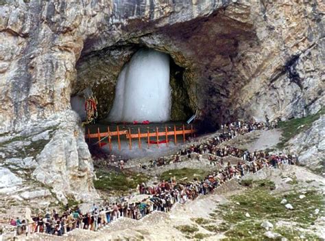This temple has significance reverence throughout india and is rich in legend, tradition, and history. The holiest shrine of the india. Amarnathji. .ice lingam ...