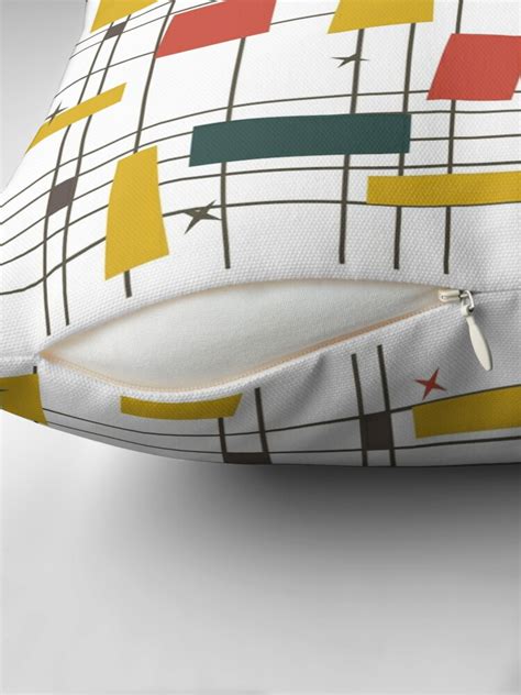 Mid Century Modern Throw Pillow For Sale By Acteon Redbubble