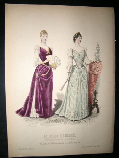La Mode Illustree 1891 1890s Fashion Edwardian Fashion Steampunk