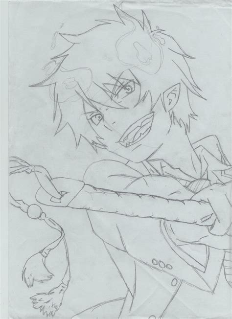 Blue Exorcist Rin Sketch By Anime Star Kilala On Deviantart