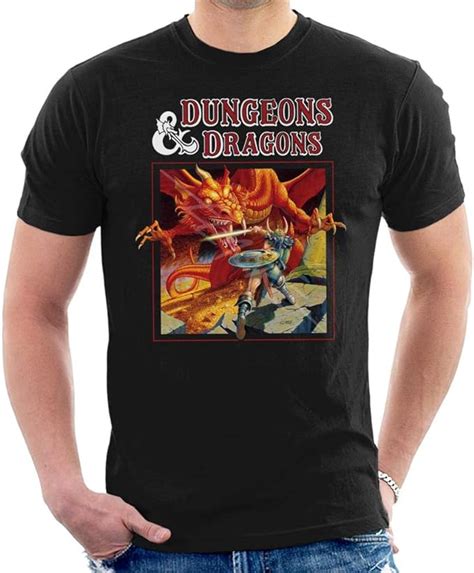 Dungeons And Dragons Slaying Men S T Shirt Amazon Co Uk Clothing