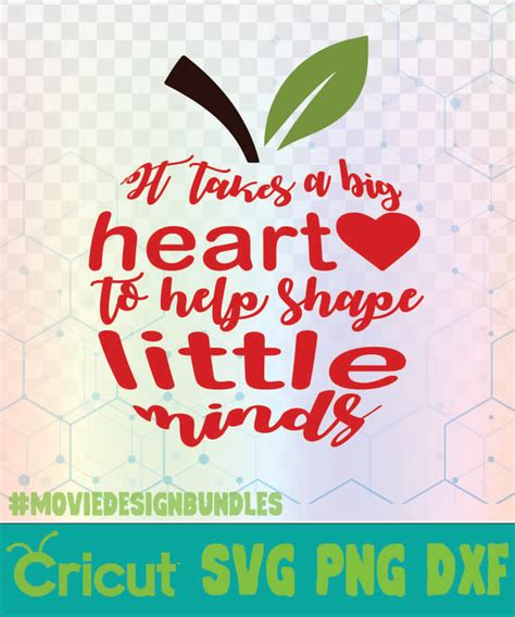 It takes a big heart to shape little minds. IT TAKES A BIG HEART TO HELP SHAPE LITTLE MINDS SCHOOL ...