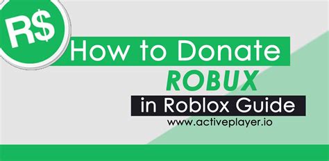 Heres An Easy Steps To Donate Robux In Roblox The Game Statistics