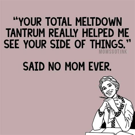 Tantrums Tantrums Quotes Adult Temper Tantrums Motherhood Funny
