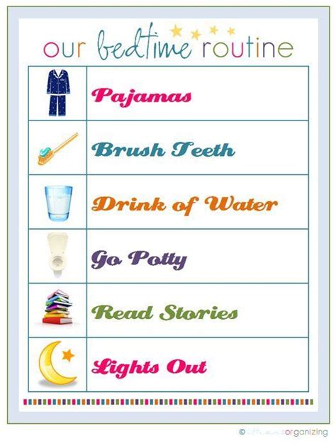 Image Result For Toddler Bedtime Routine Chart Printable Back To