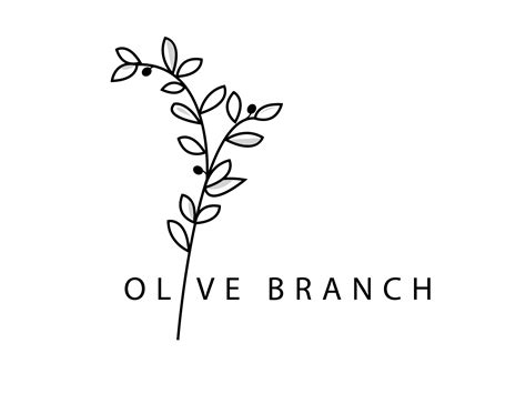 Olive Branch Logo Olive Branch Branch Olive