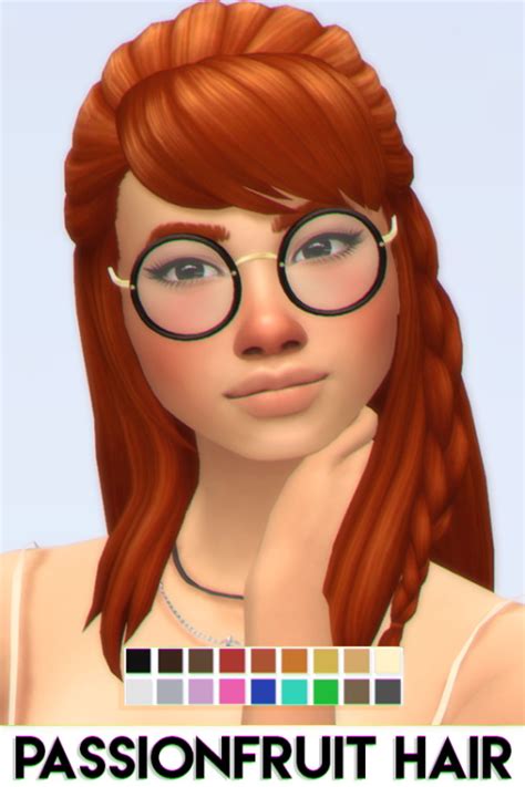 Passionfruit Hair At Vikai Sims 4 Updates