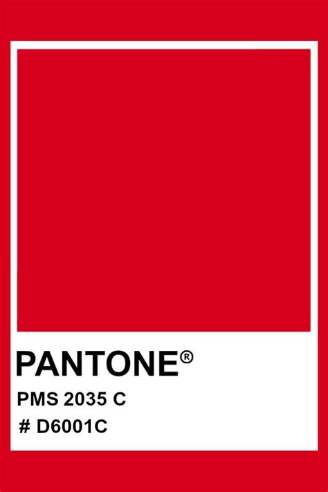 Pantone 2035 C Pantone Color Pms Hex Pantone Red Pantone Colour