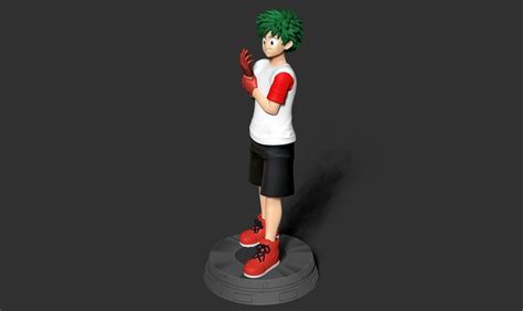 Izuku Midoriya 3d Model 3d Printable Cgtrader