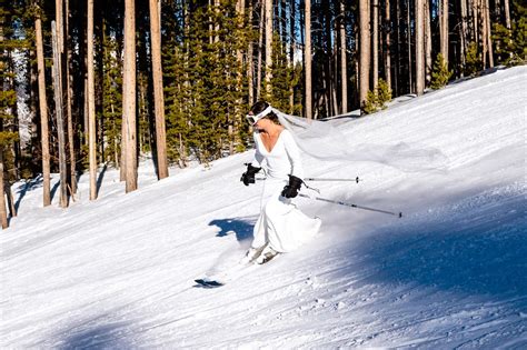 Ski The Day Snowboarding And Skiing Elopement In Vail Colorado Ski