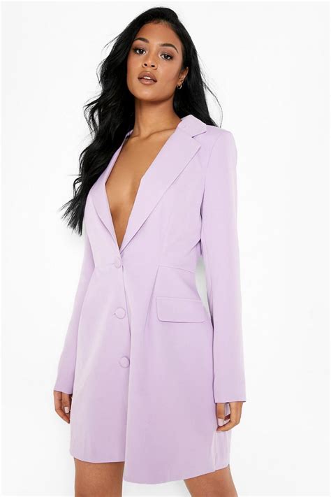 Women S Tall Cinched Waist Blazer Dress Boohoo Uk